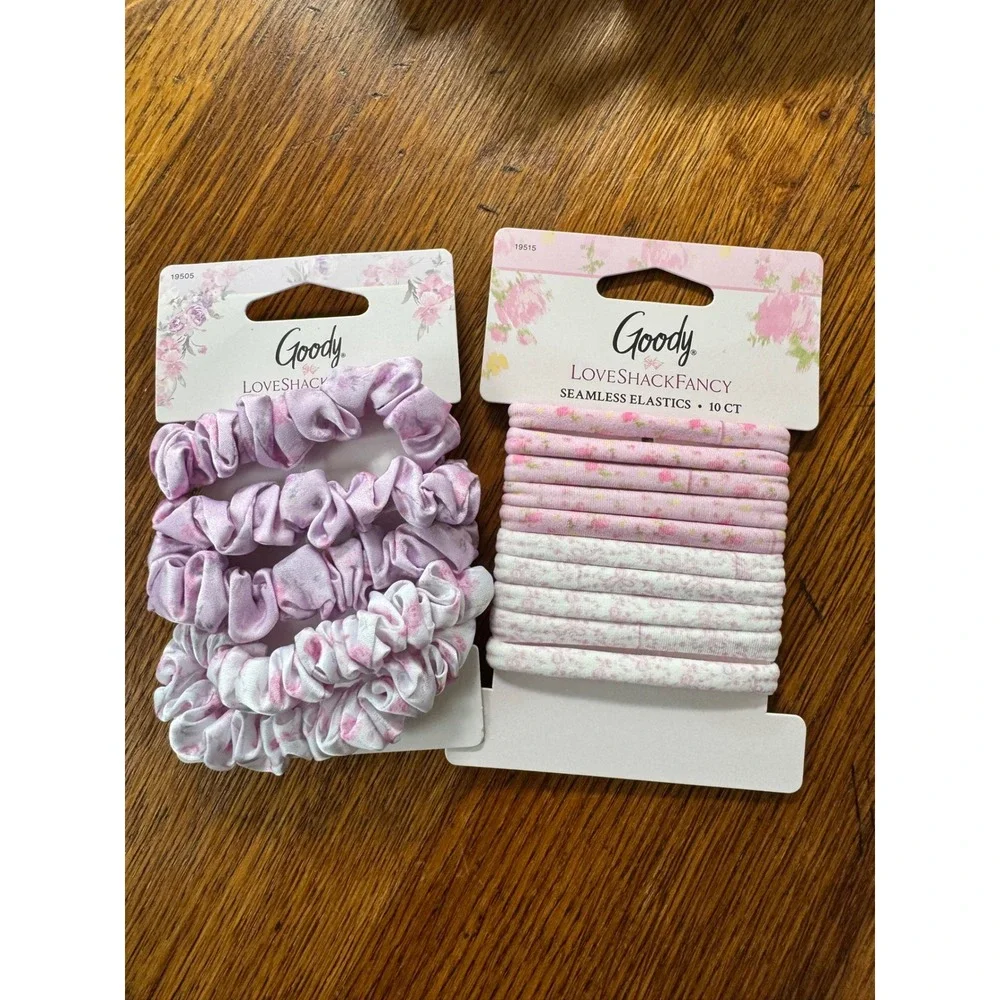 LoveShackFancy X Goody Scrunchies & Seamless Elastics Hair Accessories Set